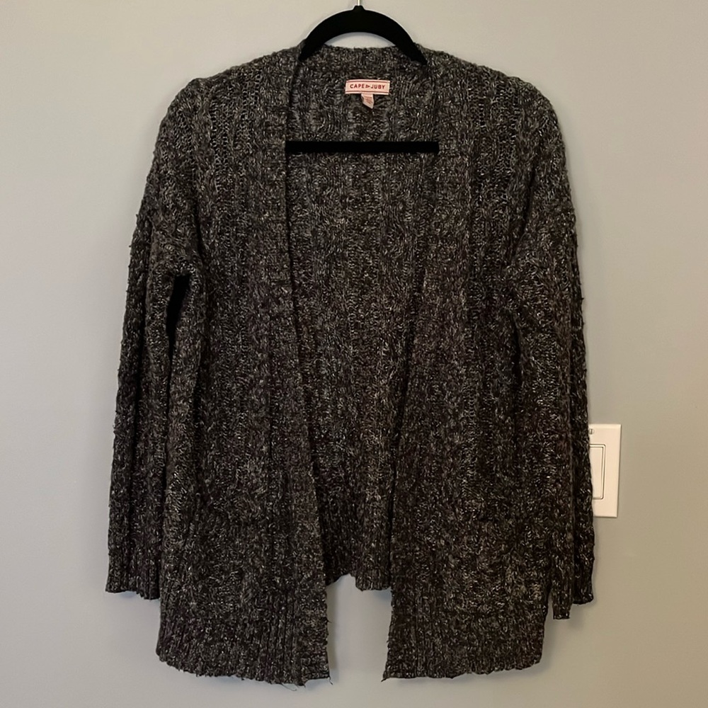 Cape Juby Grey Cardigan Size XS